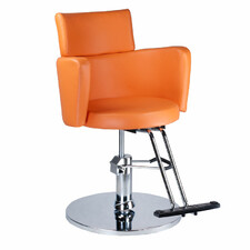 Fotel fryzjerski LUIGI BR-3927 pomarańczowy
