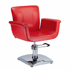 Fotel fryzjerski ELIO czerwony BD-1038