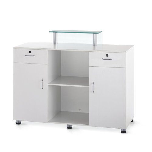 Biurko do recepcji BD-3307 Białe Biurko do recepcji BD-3307 Białe - obrazek 2
